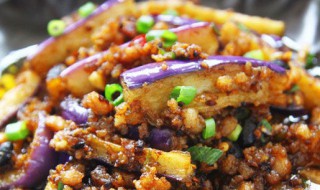 肉末烧茄丁（肉末茄丁卤的做法）