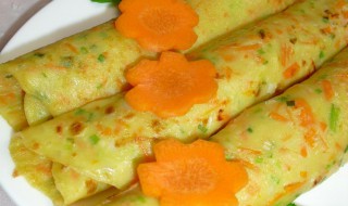 胡萝卜玉米鸡蛋饼（胡萝卜玉米鸡蛋饼图片）