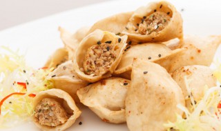 炸菱角饺 油炸菱角