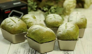 抹茶麻薯古早味面包的做法 自制抹茶麻薯