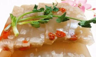 五彩肉皮冻 五彩肉皮冻的做法