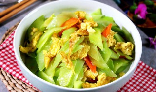 莴苣炒蛋（莴苣炒蛋热量）