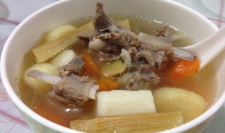 腊羊排炖萝卜（腊羊排炖萝卜汤的做法）