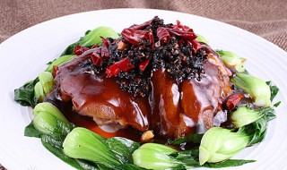 蒜蓉豆豉烧猪肘（蒜蓉豆豉烧猪肘怎么做）