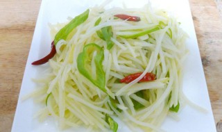 醋溜尖椒豆丝 尖椒醋溜土豆丝的家常做法
