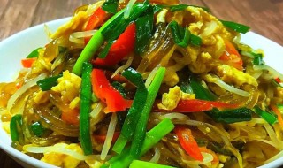 韭菜豆芽鸡蛋粉条怎么炒好吃 韭菜鸡蛋豆芽粉条的做法大全家常窍门窍门