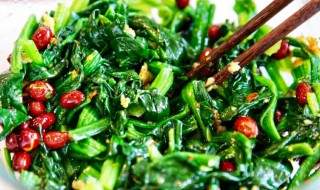 花生米拌菠菜(花生米拌菠菜家常做法窍门)