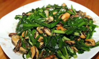 非菜炒淡菜 淡菜炒韭菜怎么炒