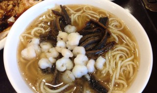 虾爆鳝面 虾爆鳝面的做法