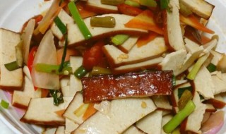 水萝卜炒豆干（水萝卜炒豆干粉条）