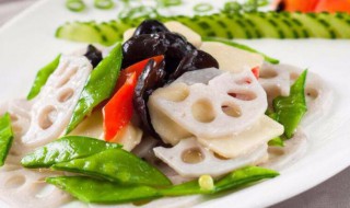 荷兰豆炒莲藕怎么做（荷兰豆炒莲藕怎么做好吃）