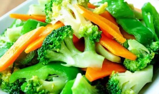 西兰花素炒胡萝卜（素炒西兰花胡萝卜的家常做法）