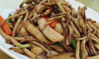 山药炒茶树菇（山药茶树菇可以一起煲汤吗）