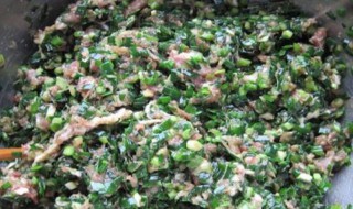 韭菜猪肉馅怎么调（饺子韭菜猪肉馅怎么调）