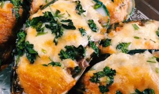 蒜蓉芝士焗青口贝的做法（芝士青口贝的做法窍门）