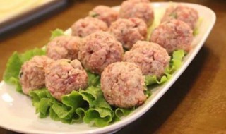 正宗肉丸的配方与做法 瘦肉丸的正宗做法和配方摆摊