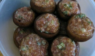 焗肉酿蘑菇的做法（焗肉酿蘑菇的做法视频）