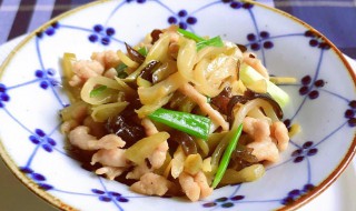 云耳炒肉丝（木耳炒肉丝的家常做法）