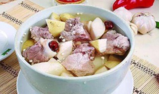 川贝雪梨煲猪肺(川贝炖雪梨猪肺)