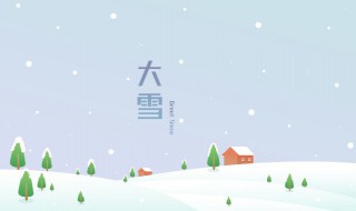 大雪节气的时候（大雪节气的时候冷吗）