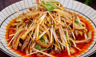 红油肚丝做法 红油肚丝做法大全