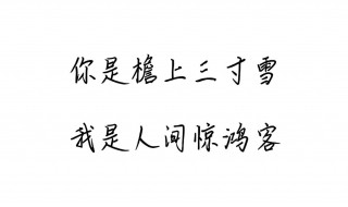 有哪些令你惊鸿的句子（有哪些令你惊鸿的句子英文）