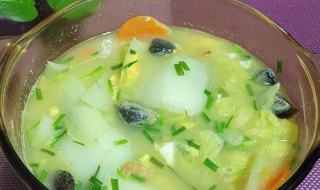 双蛋白菜汤的做法（双蛋白菜汤的做法视频）