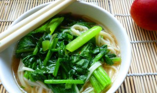 小油菜挂面汤的做法 油菜挂面怎么做好吃又简单易学