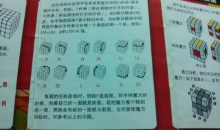 魔方教程公式口诀（魔方教程公式口诀七步 新手入门图解）