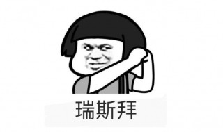 瑞思拜什么意思 对方发个瑞思拜什么意思