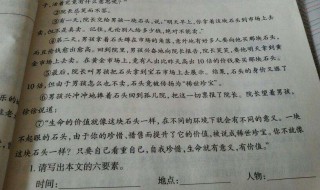 概括文章内容的六要素 概括文章内容的六要素是什么