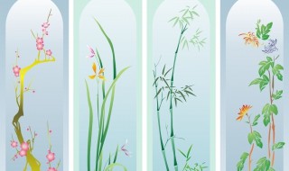 梅兰竹菊莲松象征意义（梅兰竹菊松莲图片）