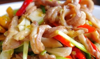 脆肚怎么炒 炒脆肚的家常做法视频