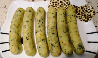 蔬菜肠的做法 清炒菜心的做法