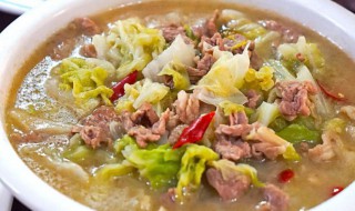 白菜羊肉的做法 白菜炒羊肉的做法