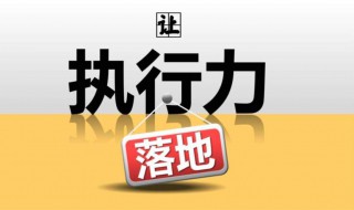 提高执行力的关键是什么 提高执行力的关键是什么和什么