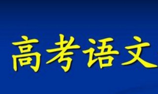 高考语文复习资料（高考语文必备资料）