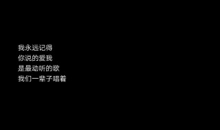 你是不是也记得多久没有说爱我歌词 你是不是也记得多久没有说爱我什么歌