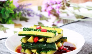 酸辣黄瓜条的做法 酸辣黄瓜条的做法视频教程窍门