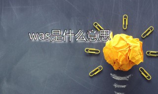 was是什么意思（wash是什么意思）