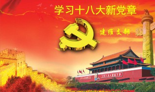 学习党章的体会