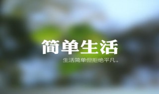 简单生活心态的句子随心（简单生活心态的说说短句励志句子）