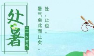 处暑节气寓意 处暑节气寓意好的成语