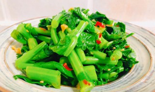 红油菜的做法 四川红油菜的做法