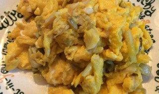 昙花炒鸡蛋的做法 昙花炒鸡蛋的做法大全