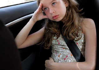 晕车呕吐不用怕 记住几个小妙招