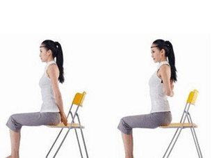 女性办公室瘦腿操快速瘦腿