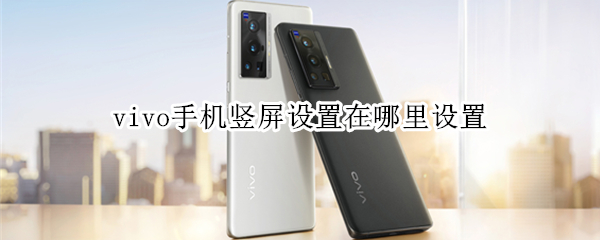 vivo手机竖屏设置在哪里设置 vivo手机竖屏在哪里设置?