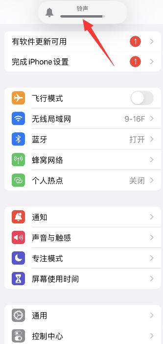 iPhone媒体音量和铃声怎么分开