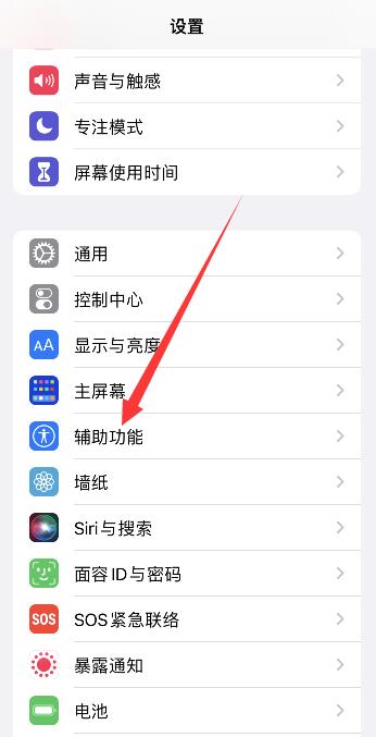 iPhone手机打开旁白